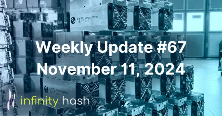 Mise à jour hebdomadaire d'Infinity Hash #67 – 11 novembre 2024