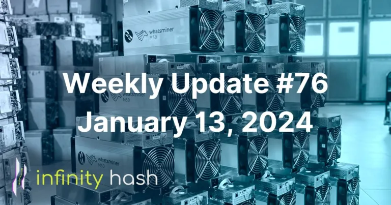 Infinity Hash Weekly Update #76 – Jan 13 2025